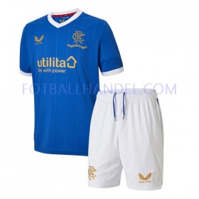 Barn Fotballdrakter Rangers Hjemme 2021-22 Kortermet